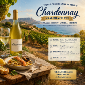 Italské Chardonnay - Sicílie Italské Chardonnay - Sicílie